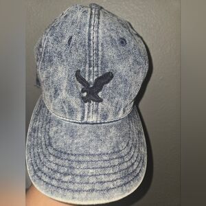 American Eagle Outfitters Blue Denim Dad Cap